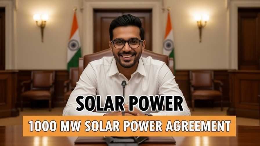 Solar Power Got 1000 MW Solar Power Agreement