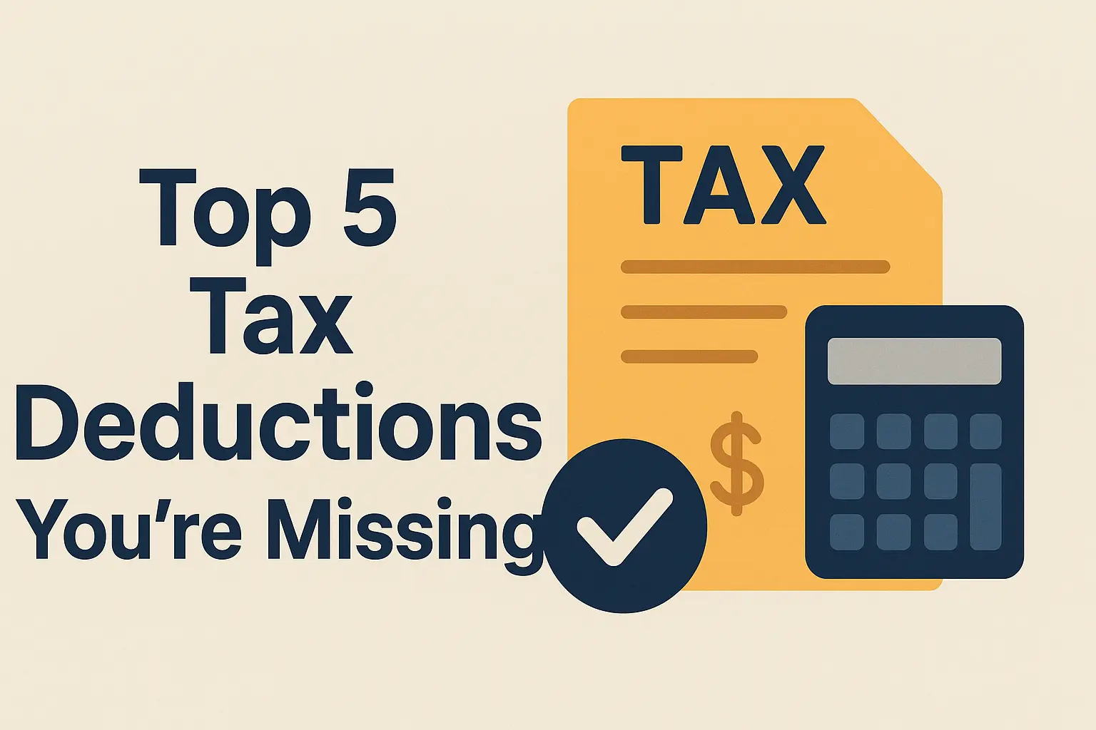 Top 5 Tax Deductions Youre Missing