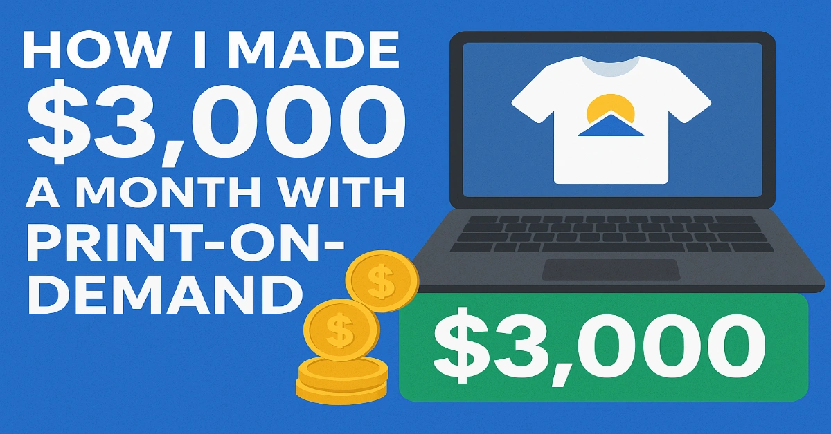 How I Made $3,000 a Month With Print-on-Demand
